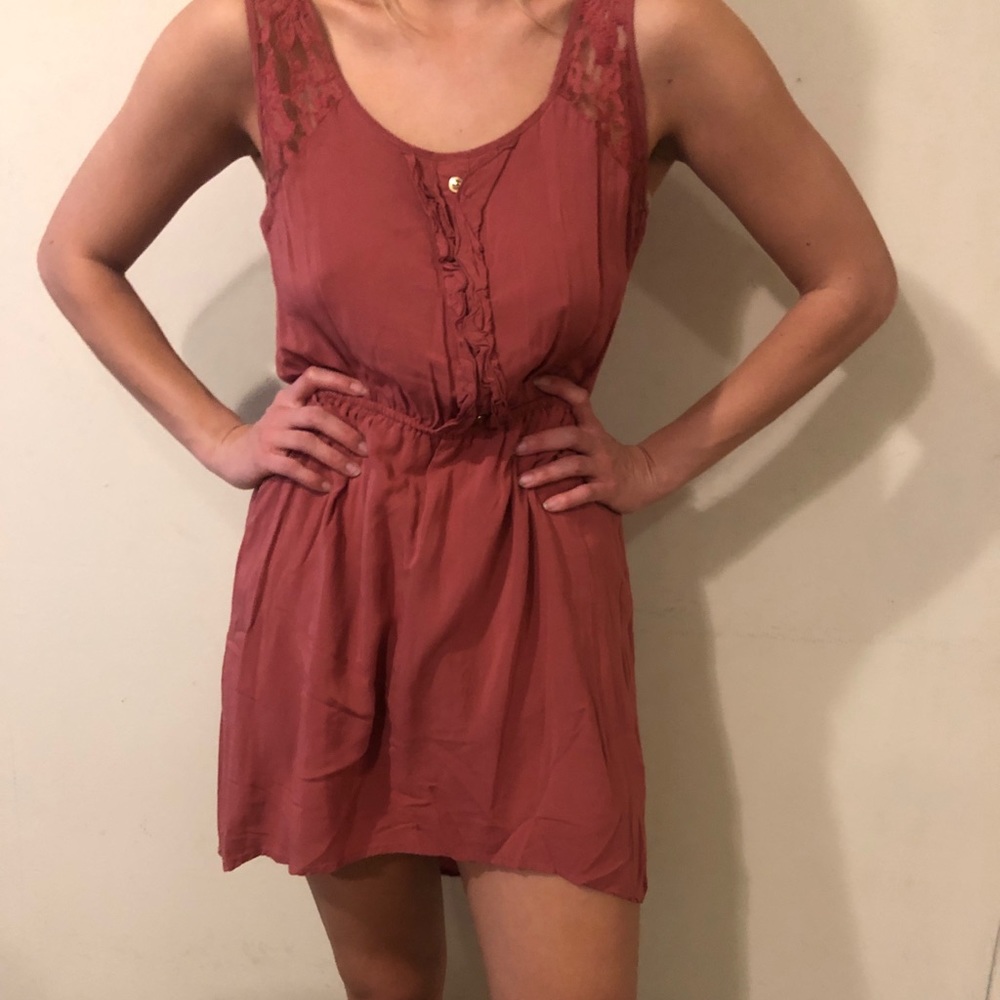 Burnt pink summer dress